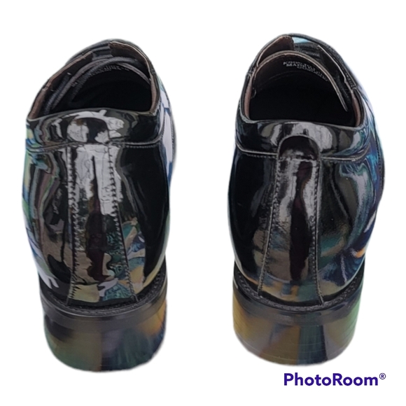 CALDEN K595101-4 Inches Elevator Height Classic Patent Leather Shoe 7.5 Black. - Picture 2 of 5